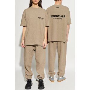 Fear Of God Essentials Homestead Heather Unisex Cotton Logo Minimalist T-shirt